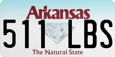AR license plate 511LBS