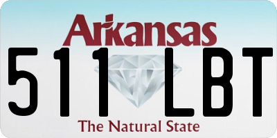 AR license plate 511LBT