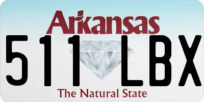 AR license plate 511LBX