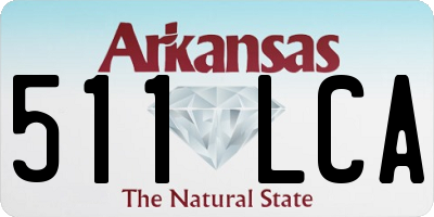 AR license plate 511LCA