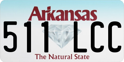 AR license plate 511LCC