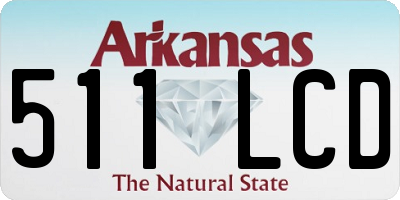 AR license plate 511LCD