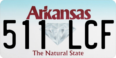 AR license plate 511LCF