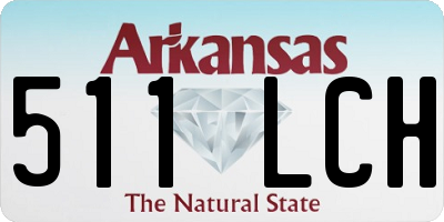 AR license plate 511LCH