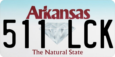 AR license plate 511LCK