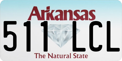 AR license plate 511LCL