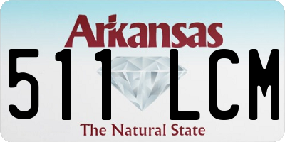 AR license plate 511LCM