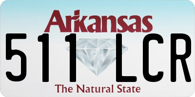 AR license plate 511LCR