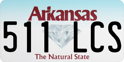 AR license plate 511LCS