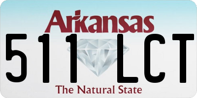 AR license plate 511LCT