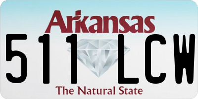 AR license plate 511LCW