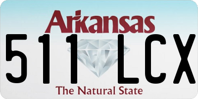 AR license plate 511LCX
