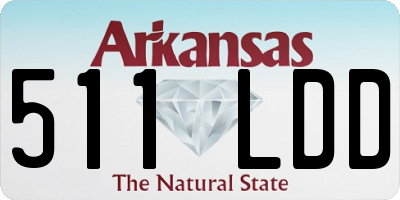 AR license plate 511LDD