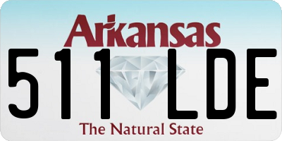 AR license plate 511LDE