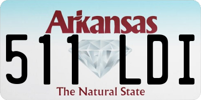 AR license plate 511LDI