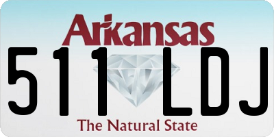 AR license plate 511LDJ