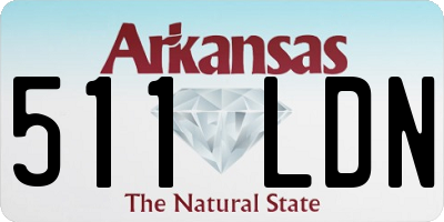 AR license plate 511LDN