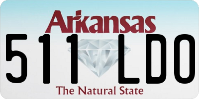 AR license plate 511LDO