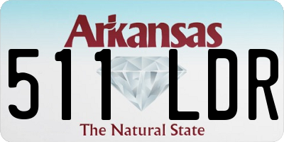 AR license plate 511LDR