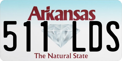 AR license plate 511LDS