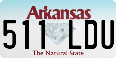 AR license plate 511LDU