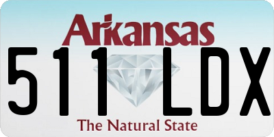 AR license plate 511LDX