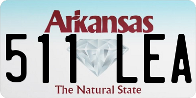 AR license plate 511LEA
