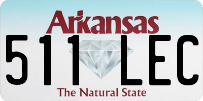 AR license plate 511LEC