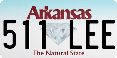 AR license plate 511LEE