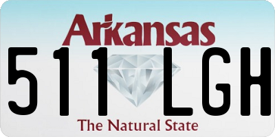 AR license plate 511LGH