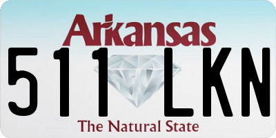 AR license plate 511LKN