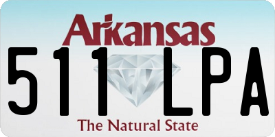 AR license plate 511LPA