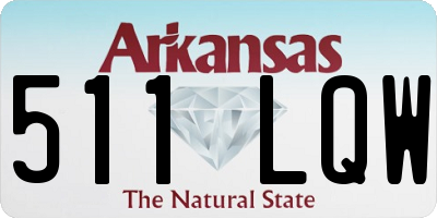 AR license plate 511LQW