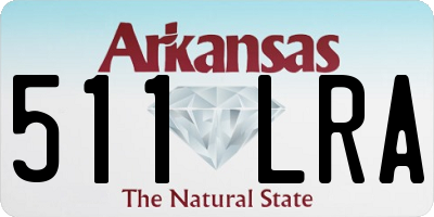 AR license plate 511LRA