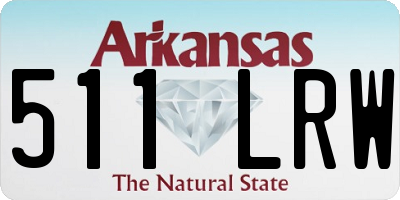 AR license plate 511LRW