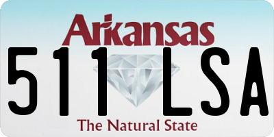 AR license plate 511LSA