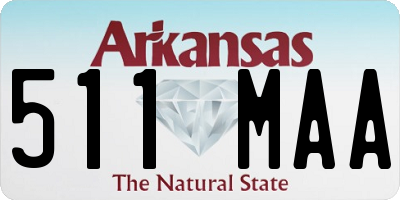 AR license plate 511MAA