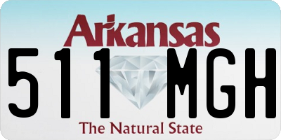 AR license plate 511MGH