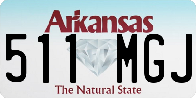 AR license plate 511MGJ