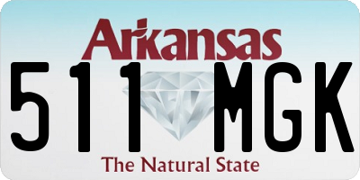 AR license plate 511MGK