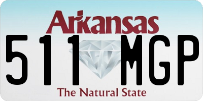 AR license plate 511MGP
