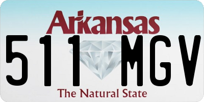 AR license plate 511MGV