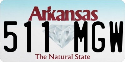 AR license plate 511MGW