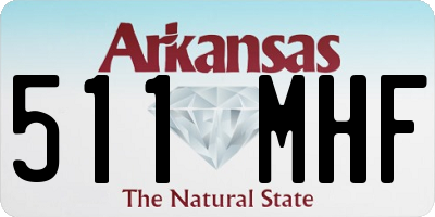 AR license plate 511MHF