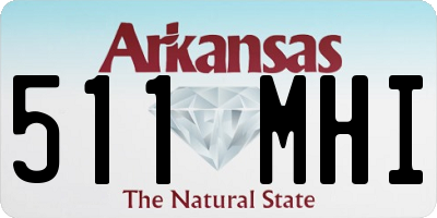 AR license plate 511MHI