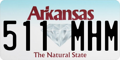 AR license plate 511MHM
