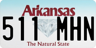 AR license plate 511MHN