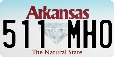 AR license plate 511MHO