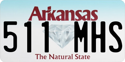 AR license plate 511MHS