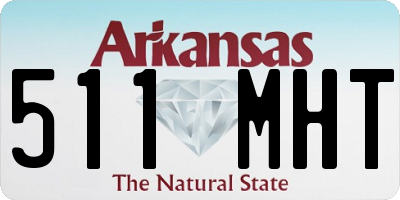AR license plate 511MHT